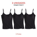 REGATA COM SUTIÃ EMBUTIDO (COMPRE 1 LEVE 3)