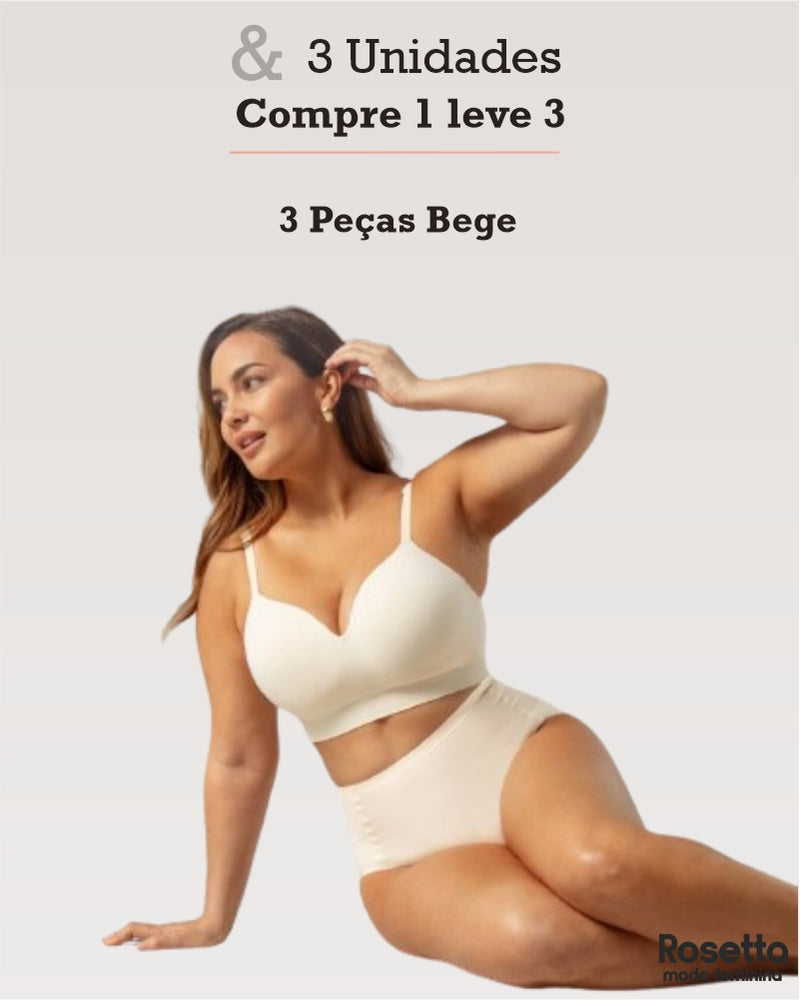 SUTIÃ MODELADOR LIBELLE (COMPRE 1 LEVE 3)